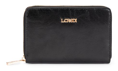 L.CREDI Sohanni Zip Around Wallet S Black