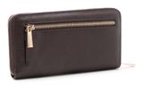 L.CREDI Perla Zip Around Wallet Chocolate