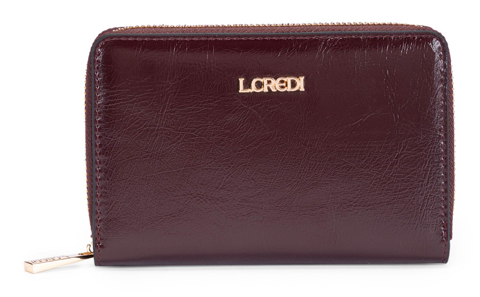 L.CREDI Sohanni Zip Around Wallet S Cherry Shade