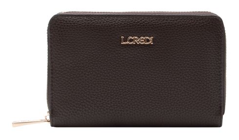 L.CREDI Perla Zip Around Wallet S Chocolate L.CREDI Perla Zip Around Wallet S Chocolate
