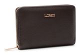 L.CREDI Perla Zip Around Wallet S Chocolate L.CREDI Perla Zip Around Wallet S Chocolate