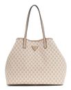 GUESS G Wave II Travel 2 In 1 Trolley Tote L Blush Logo GUESS G Wave II Travel 2 In 1 Trolley Tote L Blush Logo