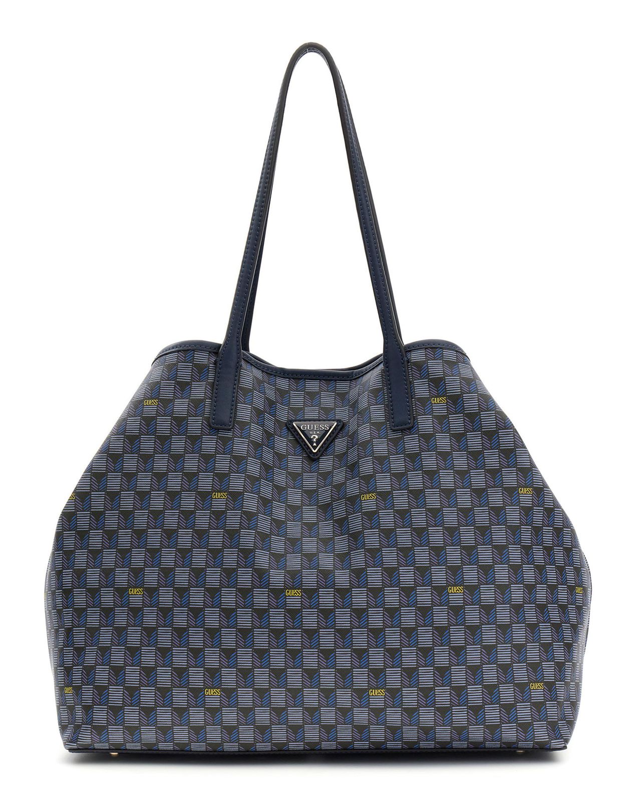 GUESS G Wave II Travel 2 In 1 Trolley Tote L Blue Logo GUESS G Wave II Travel 2 In 1 Trolley Tote L Blue Logo