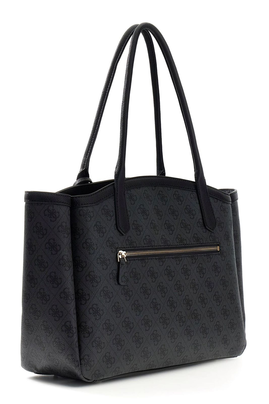 GUESS Lindsey Tote Coal Logo GUESS Lindsey Tote Coal Logo