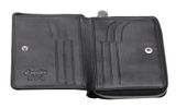 Esquire Athena Zip Around Wallet Black