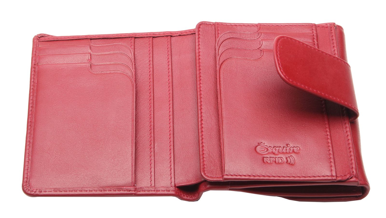 Esquire Athena Lady Clip Wallet Red Esquire Athena Lady Clip Wallet Red