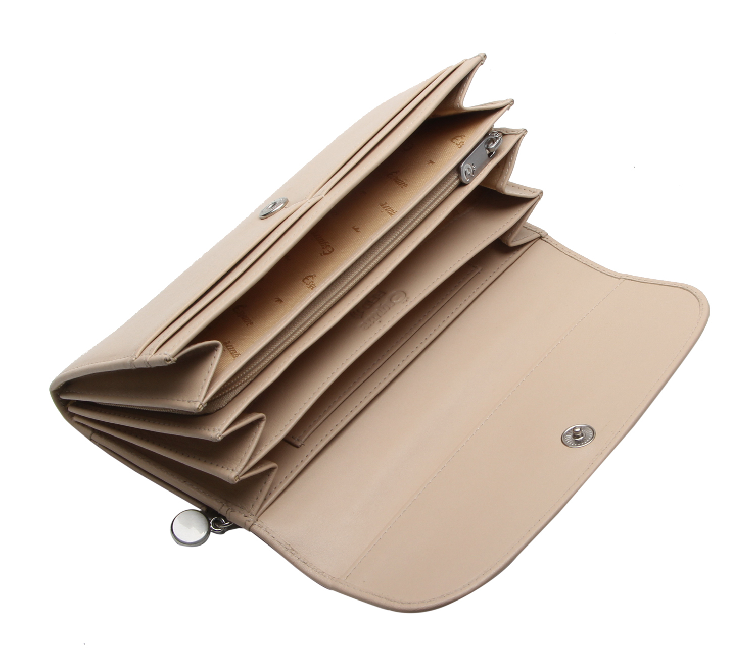 Esquire Viktoria Ladies Long Wallet Beige Esquire Viktoria Ladies Long Wallet Beige