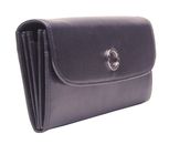 Esquire Viktoria Ladies Long Wallet Black Esquire Viktoria Ladies Long Wallet Black