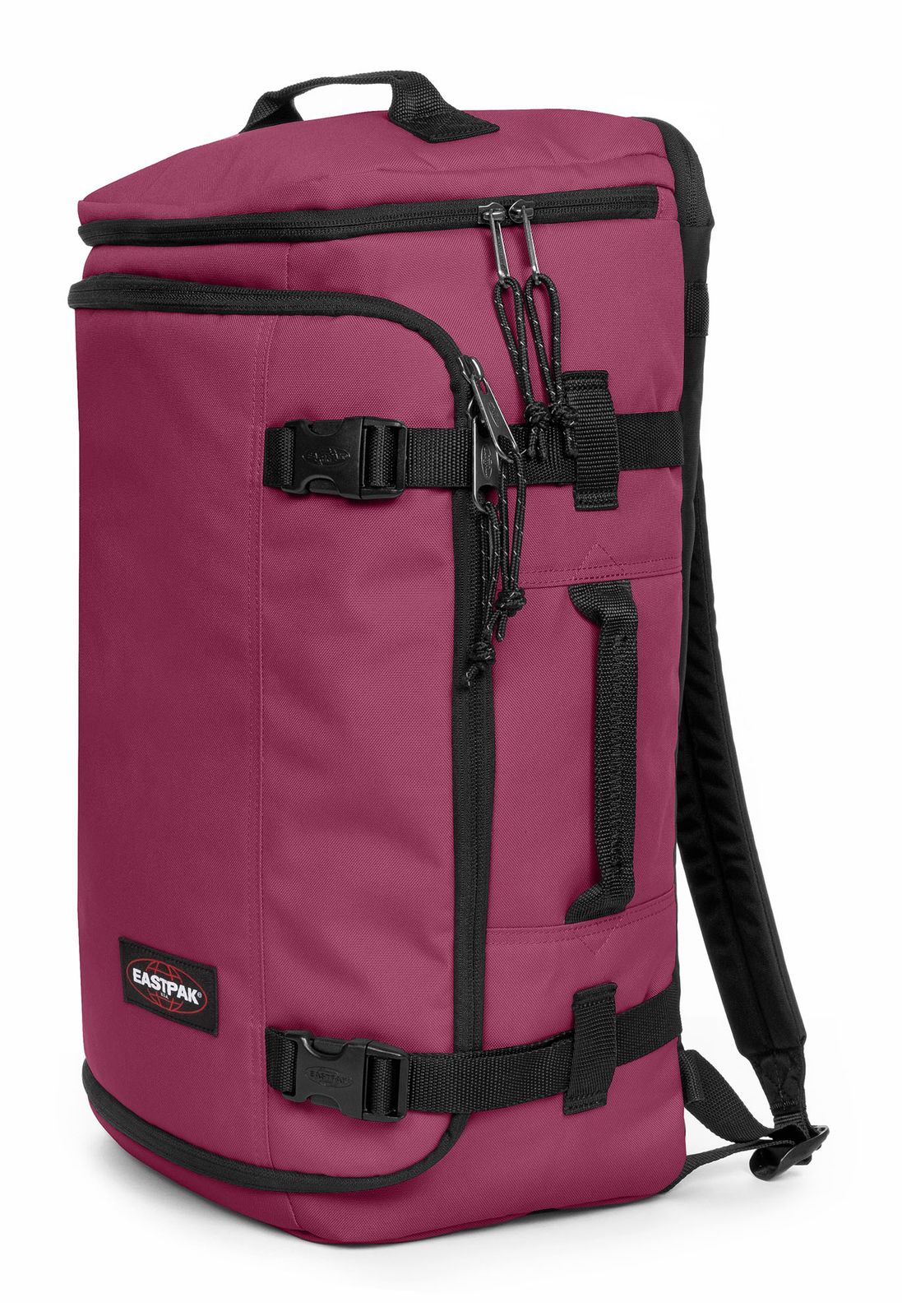 EASTPAK Carry Pack Duffel Backpack Wine Burgundy