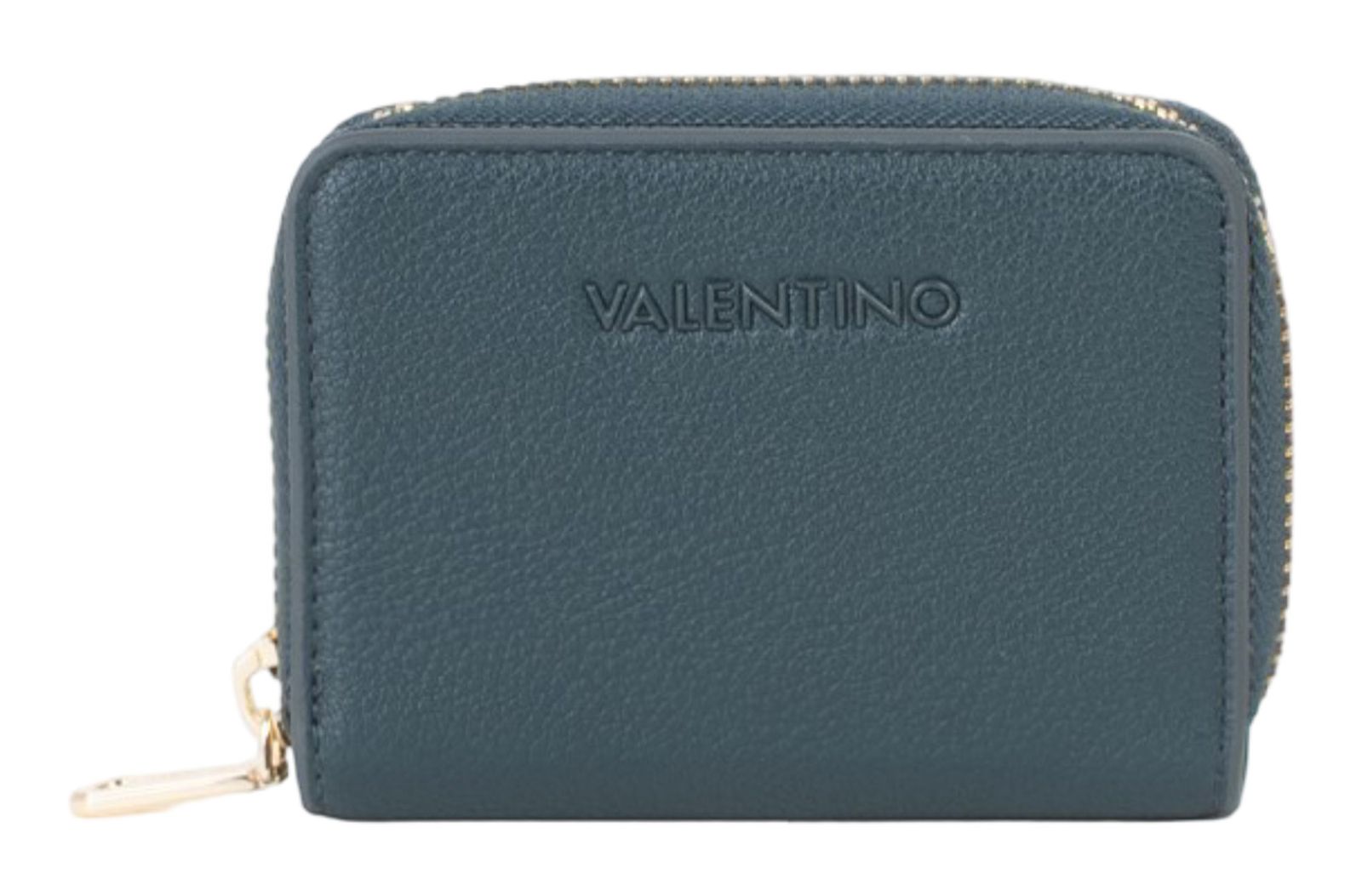 VALENTINO Farn Zip Around Wallet Petrolio