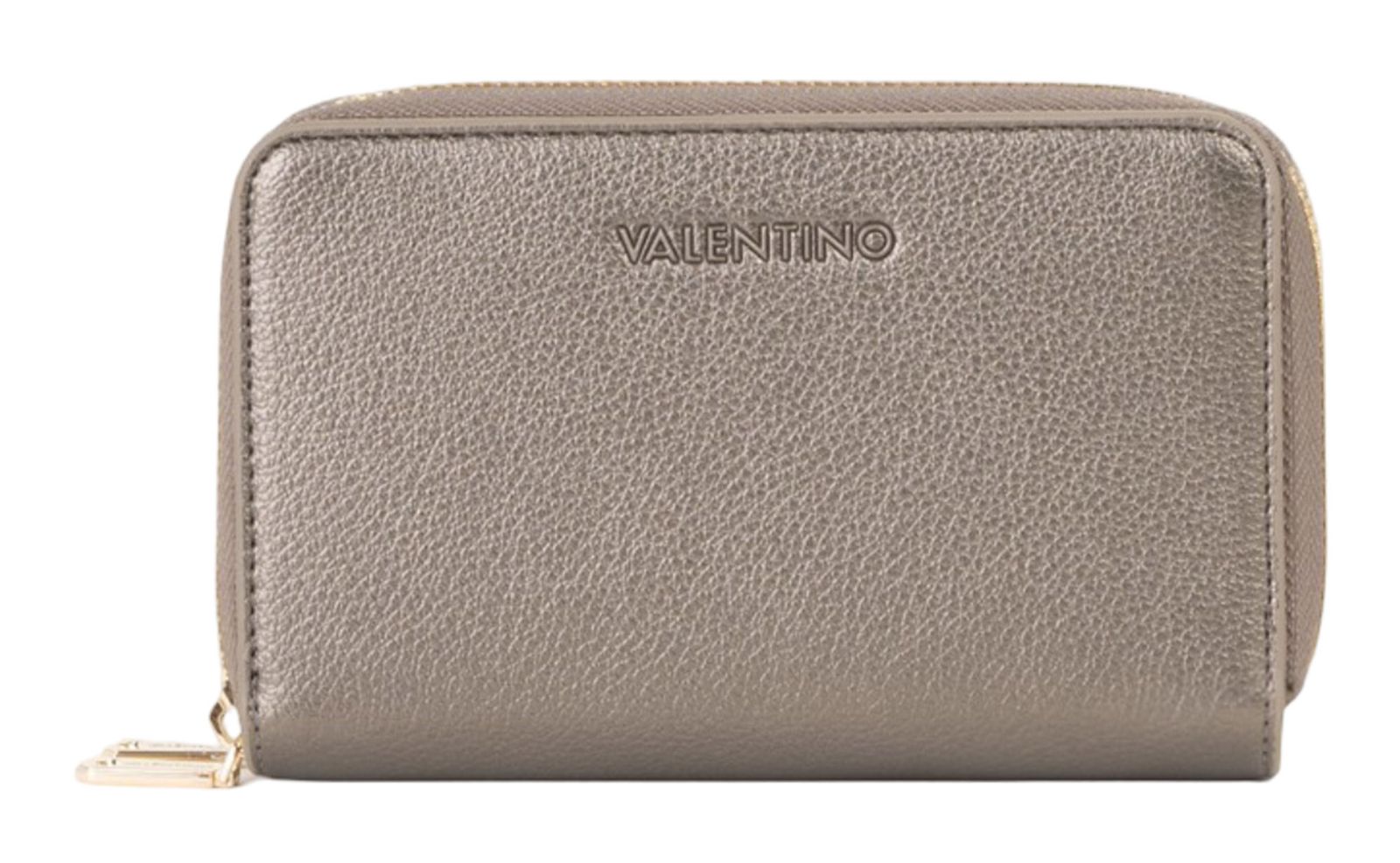 VALENTINO Farn Zip Around Wallet Gun Metal