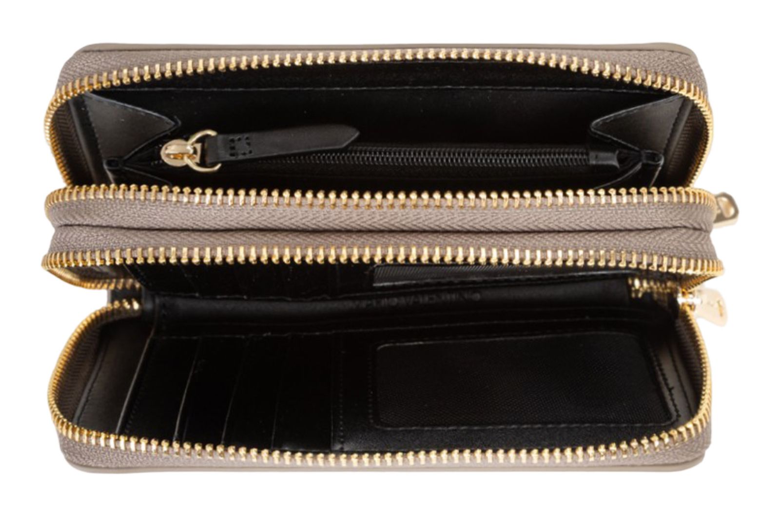 VALENTINO Farn Zip Around Wallet Gun Metal VALENTINO Farn Zip Around Wallet Gun Metal