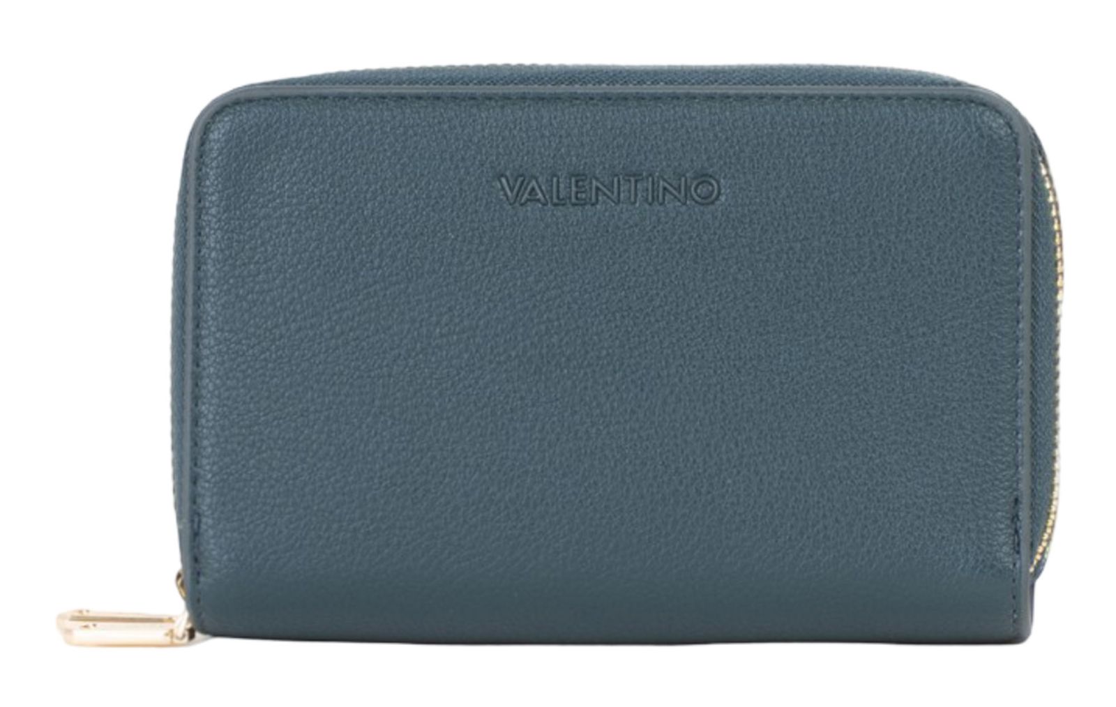 VALENTINO Farn Zip Around Wallet Petrolio