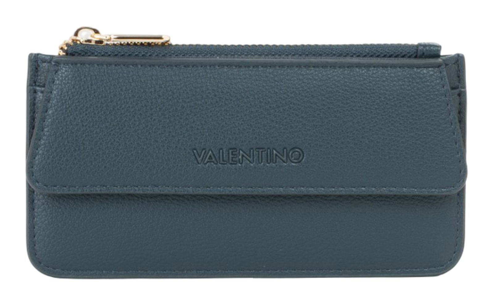 VALENTINO Farn Zip Around Wallet Petrolio