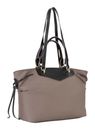 VALENTINO Fiamma Re Shopping Bag Taupe / Nero