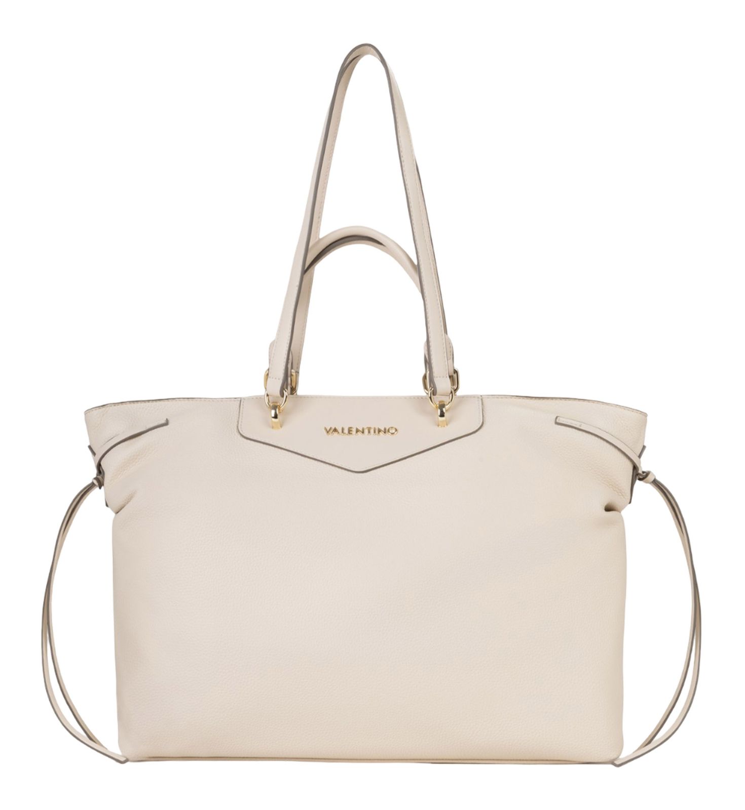 VALENTINO Fiamma Re Shopping Bag Ecru