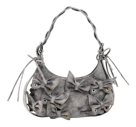 Desigual Nickel Haiti Mini Shoulder Bag Dark Grey Desigual Nickel Haiti Mini Shoulder Bag Dark Grey