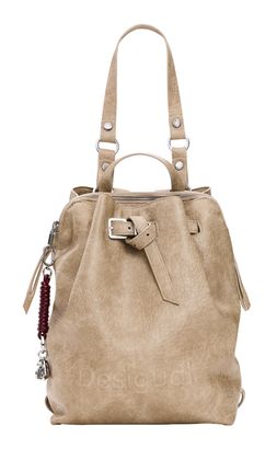 Desigual Backpack M Beige Crude Desigual Backpack M Beige Crude