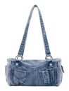 Desigual Jackdenim Hagi Shoulder Bag Denim Raw