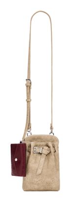 Desigual Mone Half Logo Phone Bag Beige Crude Desigual Mone Half Logo Phone Bag Beige Crude