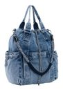 Desigual Jackdenim Globe Backpack L Denim Raw Desigual Jackdenim Globe Backpack L Denim Raw