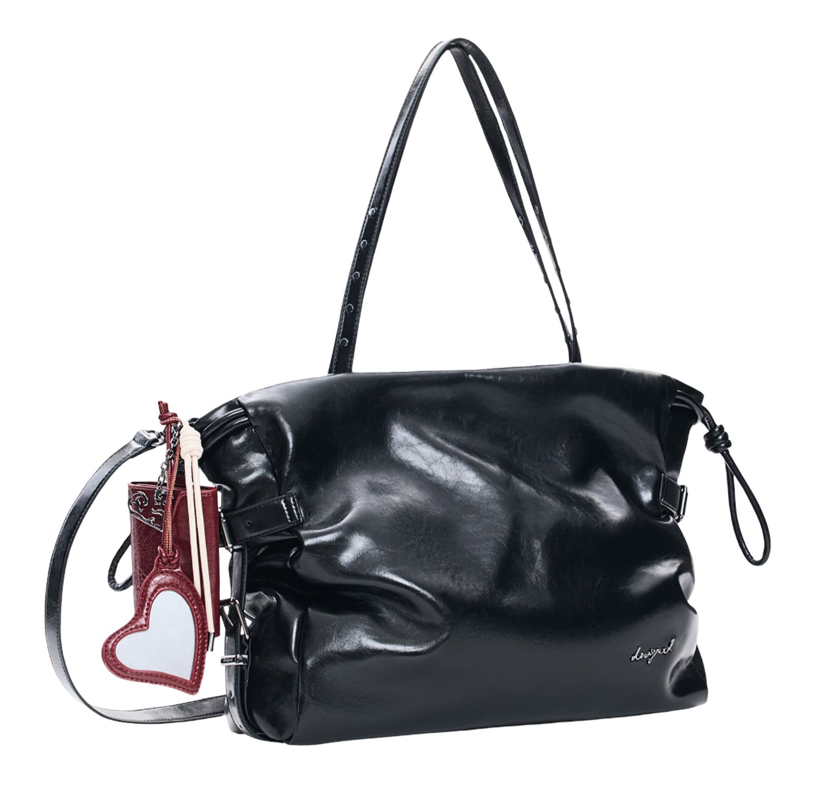 Desigual Galaxy Lifta Shopping Bag Black Desigual Galaxy Lifta Shopping Bag Black