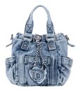 Desigual Jackdenim Globe Hand Bag Denim Raw Desigual Jackdenim Globe Hand Bag Denim Raw