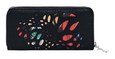 Desigual Mone Notus Print Fiona Long Wallet Black