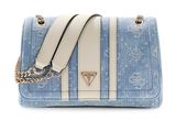 GUESS Noelle II Convertible Xbody Flap Denim Logo