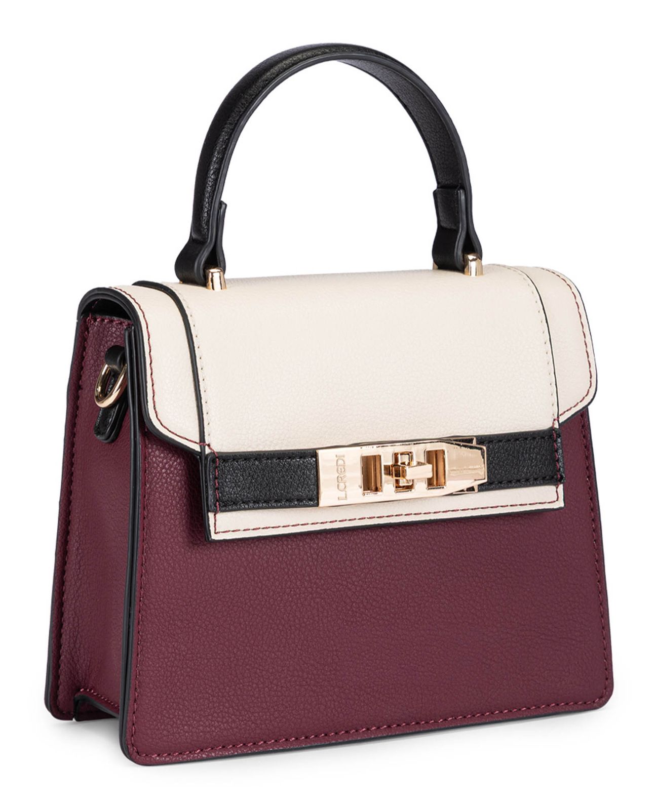 L.CREDI Solivette Handbag Cherry Shade L.CREDI Solivette Handbag Cherry Shade