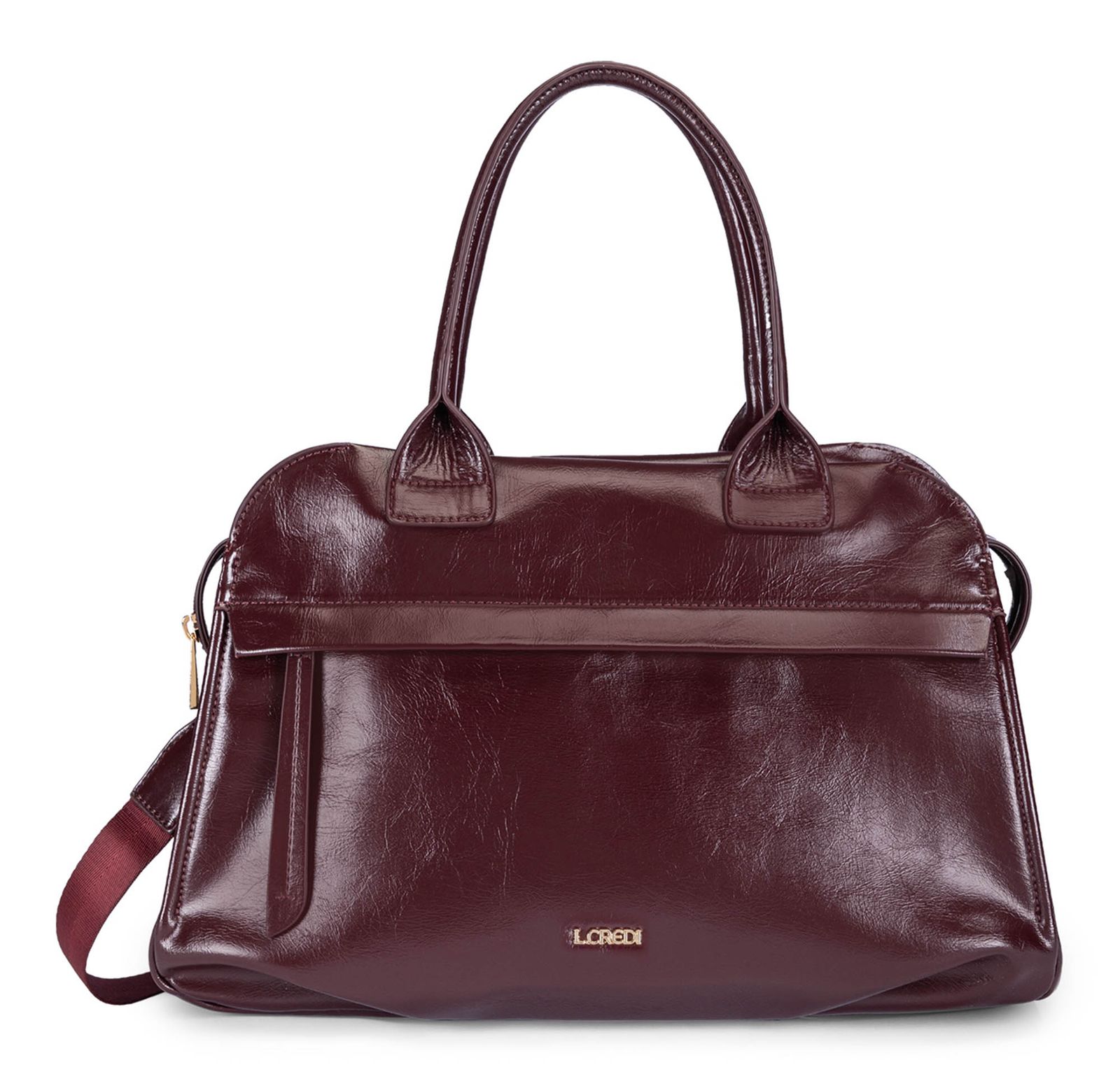 L.CREDI Sohanni Hand Bag Cherry Shade