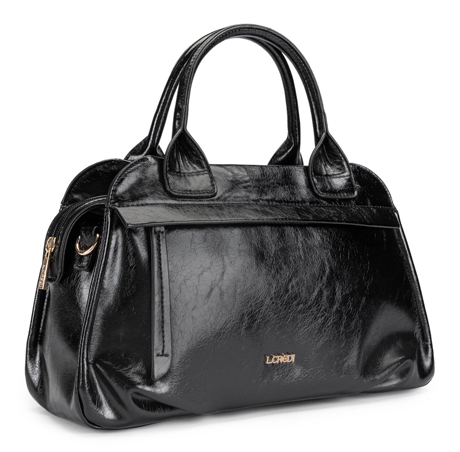 L.CREDI Sohanni Hand Bag Black L.CREDI Sohanni Hand Bag Black
