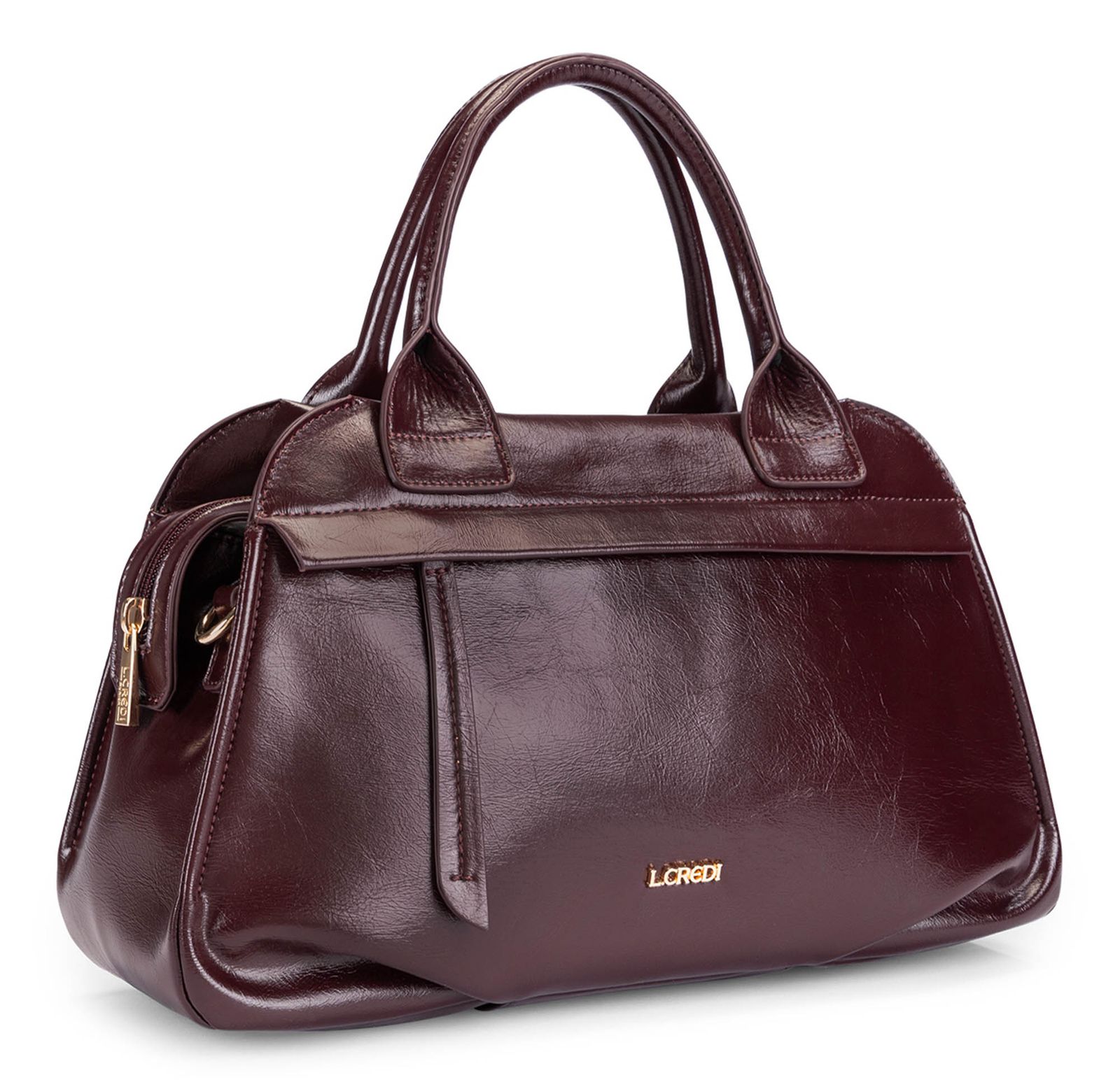 L.CREDI Sohanni Hand Bag Cherry Shade L.CREDI Sohanni Hand Bag Cherry Shade