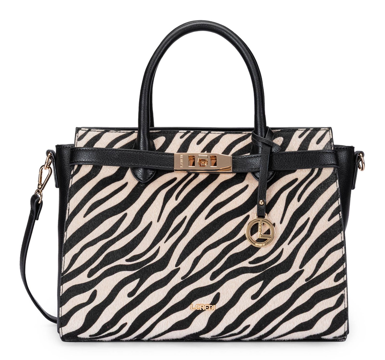 L.CREDI Subira Hand Bag Black / Mix