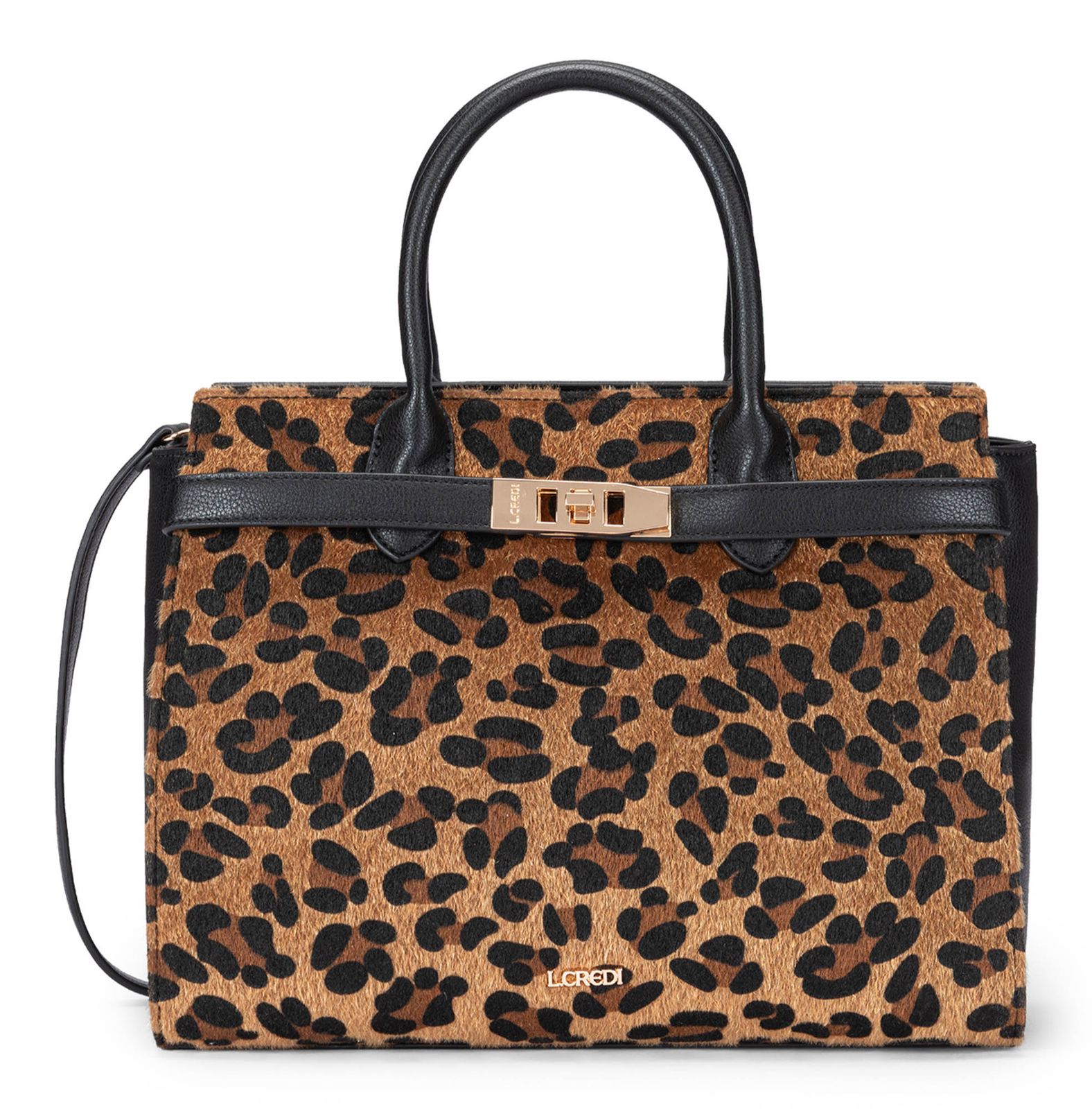 L.CREDI Subira Hand Bag Brown / Mix