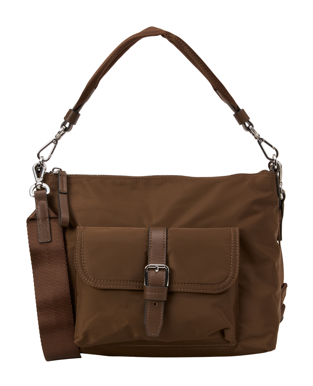 Marc O'Polo Caren Hobo Bag Dark Walnut