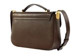 THE BRIDGE Mia Top Handle Bag Moka with Gold THE BRIDGE Mia Top Handle Bag Moka with Gold