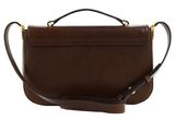 THE BRIDGE Mia Top Handle Bag Moka with Gold THE BRIDGE Mia Top Handle Bag Moka with Gold