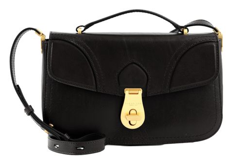 THE BRIDGE Mia Top Handle Bag Nero ORO THE BRIDGE Mia Top Handle Bag Nero ORO