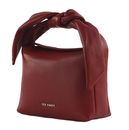 Ted Baker Niyal Soft Knot Bow Leather Crossbody Bag Dk - Red Ted Baker Niyal Soft Knot Bow Leather Crossbody Bag Dk - Red