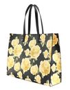 Ted Baker Tamicon Floral Print Extra Large Icon Bag XL Black