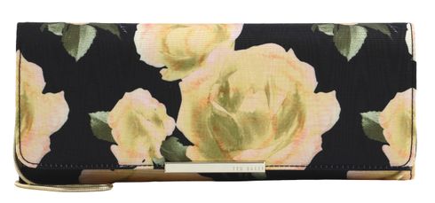 Ted Baker Malliaa Printed Clutch Bag Black Ted Baker Malliaa Printed Clutch Bag Black