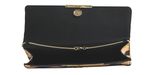 Ted Baker Malliaa Printed Clutch Bag Black