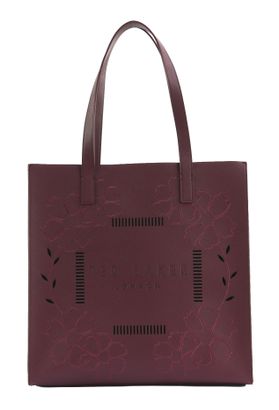Ted Baker Rowcon Embroidery Floral Large Icon Bag L Dp - Purple
