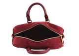 Ted Baker Shayia Elongated Suede Boxy Top Handle Bag Dk - Red Ted Baker Shayia Elongated Suede Boxy Top Handle Bag Dk - Red