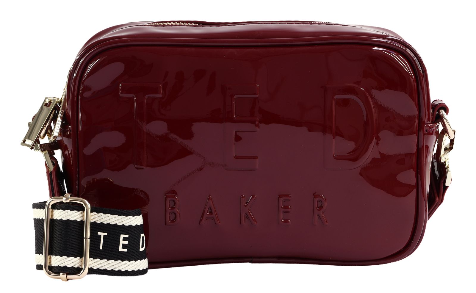 Ted Baker Loueey Webbing Detail Camera Bag Oxblood