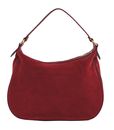 Ted Baker Samiyra Webbing Suede Hobo Bag Dk - Red