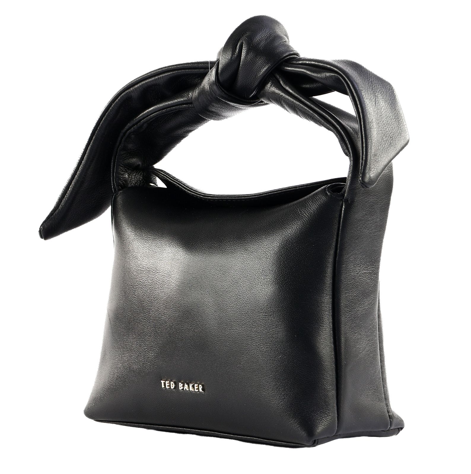 Ted Baker Niyal Soft Knot Bow Leather Crossbody Bag Black Ted Baker Niyal Soft Knot Bow Leather Crossbody Bag Black