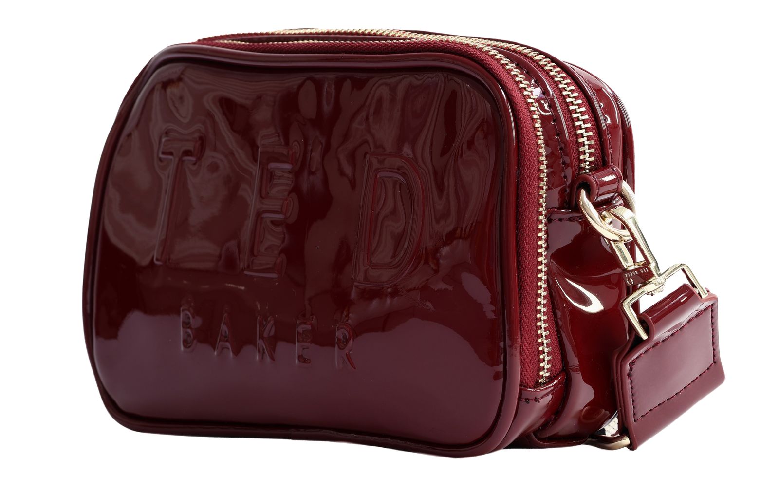Ted Baker Lauli Webbing Detail Small Camera Bag Oxblood Ted Baker Lauli Webbing Detail Small Camera Bag Oxblood