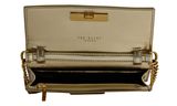 Ted Baker Mahiria Lock Detail Purse on a Chain Gold - Col Ted Baker Mahiria Lock Detail Purse on a Chain Gold - Col